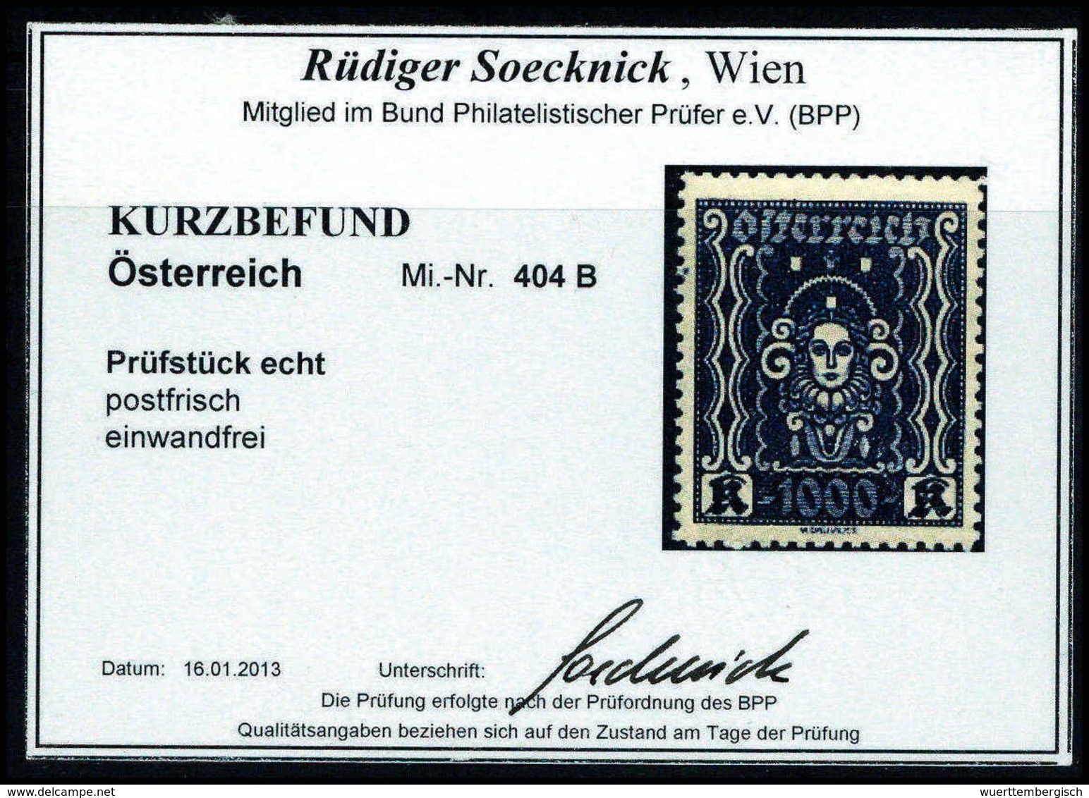 ** Frauenkopf, Zhg. A Und B, Tadellos Postfr. Serien, Mi.404B Fotobefund Soecknick BPP.<br/><b>Katalogpreis: 750,-</b> ( - Autres & Non Classés