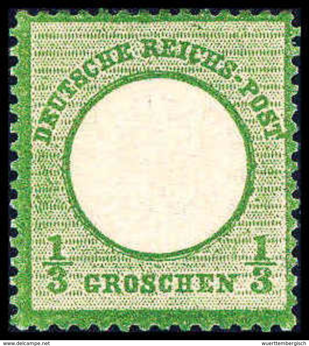 ** 1/3 Gr., Postfr. Kab.-Stück In Kräftiger Farbe, Fotobefund Hennies BPP.<br/><b>Katalogpreis: 600,-</b> (Michel: 17b) - Sonstige & Ohne Zuordnung