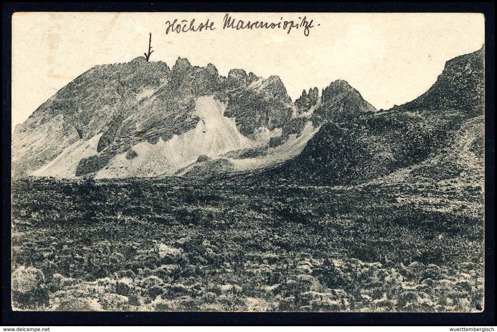 Beleg 1912, Kilimandscharo-Expedition, Postkarte Des Expeditionsteilnehmers Dr.Fritz Klute Mit Stempel MOSCHI 25/7 Nach  - Other & Unclassified