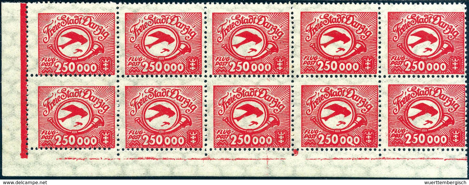 250.000 Mk., Plf. I, Tadellos Postfrisch.<br/><b>Katalogpreis: 150,-</b> (Michel: 177I) - Other & Unclassified