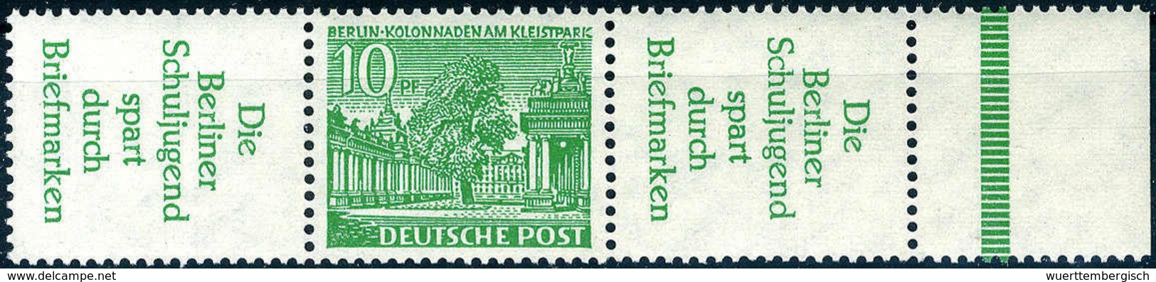 ** Bauten R3/10/R3, Tadellos Postfr. Vom Re. Bogenrand, Fotobefund Schlegel BPP.<br/><b>Katalogpreis: 320,-</b> (Michel: - Autres & Non Classés