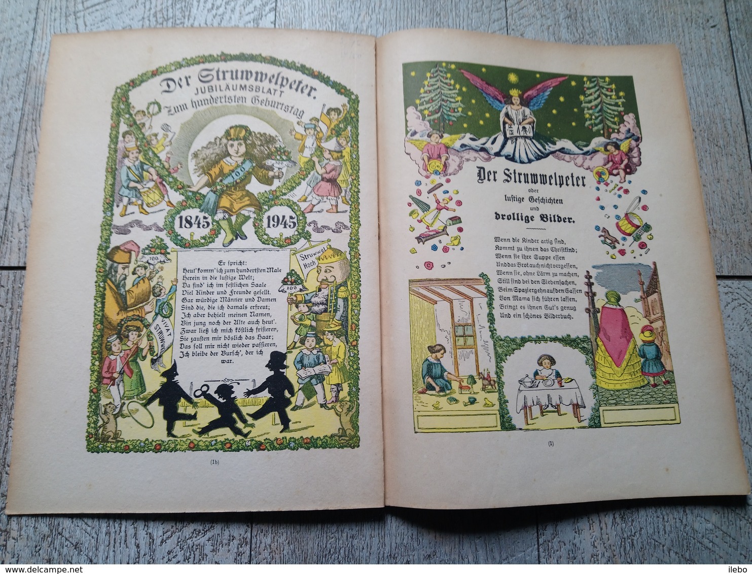 Der Struwwelpeter Von Heinrich Hoffmann 1945 Kinder Enfantina Conte - Tales & Legends