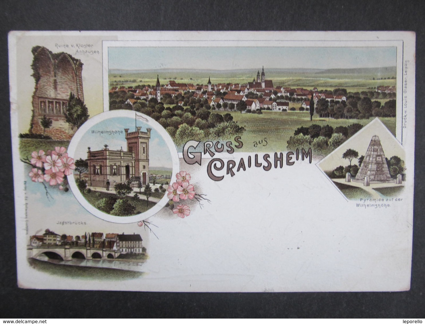 AK CRAILSHEIM Litho Ca.1900 ///  D*30518 - Crailsheim