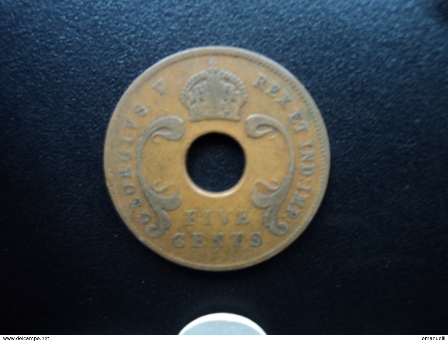 AFRIQUE DE L'EST (ANGLAIS) : 5 CENTS  1928  KM 18   TB+ - British Colony