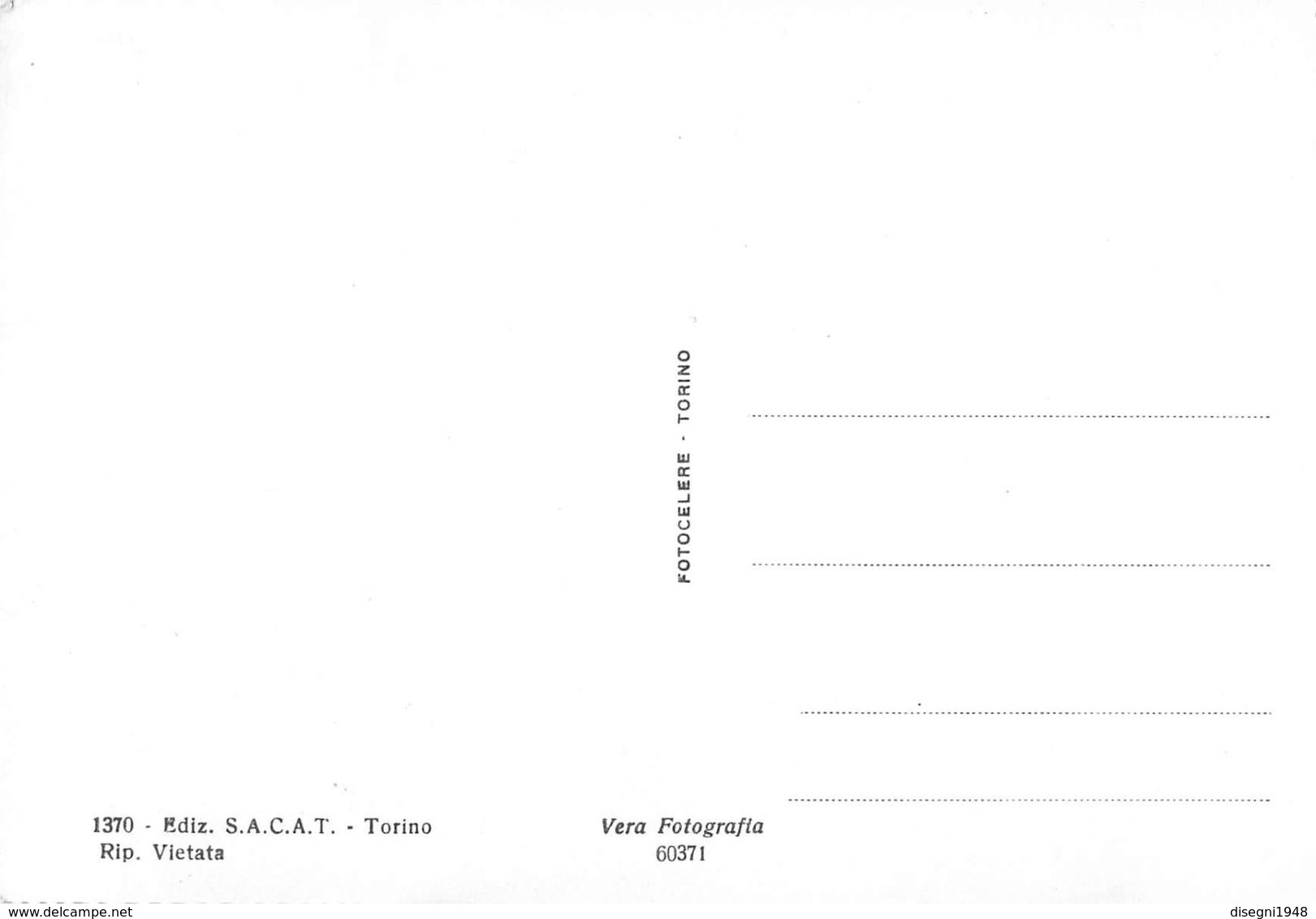 07293 "TORINO - C.SO VERCELLI - SACAT" ANIM. AUTO ANNI '50. CART. ORIG. NON SPED. - Tarjetas Panorámicas