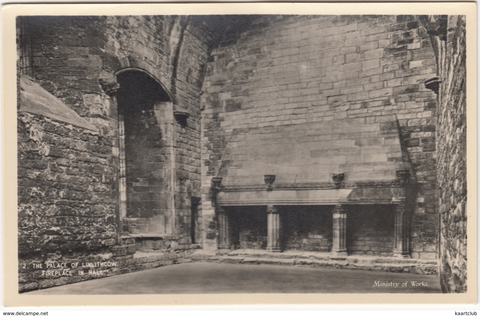 The Palace Of Linlithgow - Fireplace In Hall  - Scotland - West Lothian
