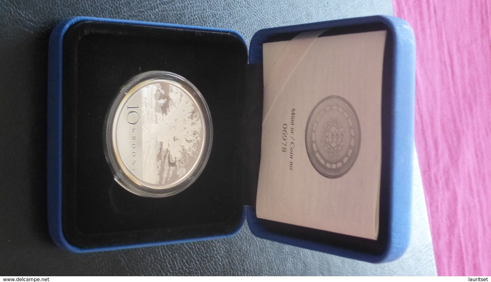 ESTLAND Estonia 2008 Silver Coin Silbermünze Eiche - Estland