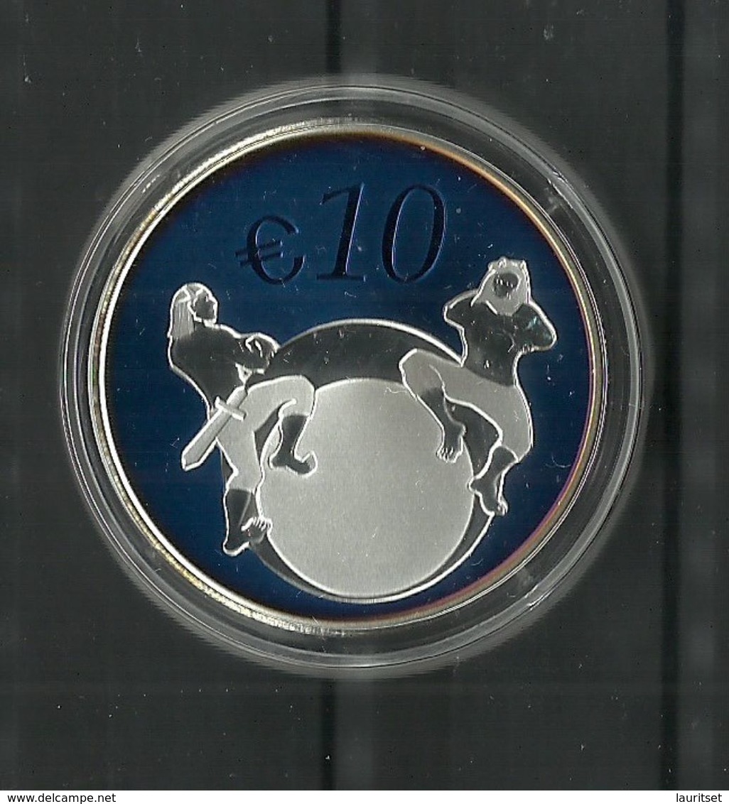 ESTLAND Estonia 2011 Silver Coin Silbermünze Zukunft Estlands - Estland