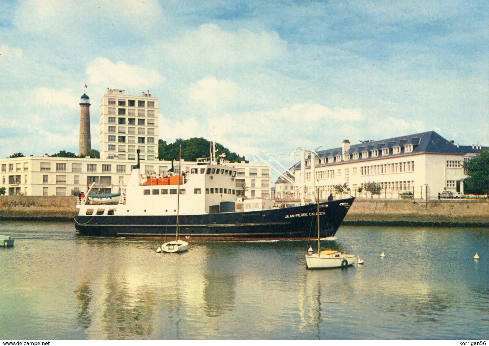 ILE DE GROIX  *** LE JEAN PIERRE CALLOCH AU DEPART DE LORIENT *** - Groix