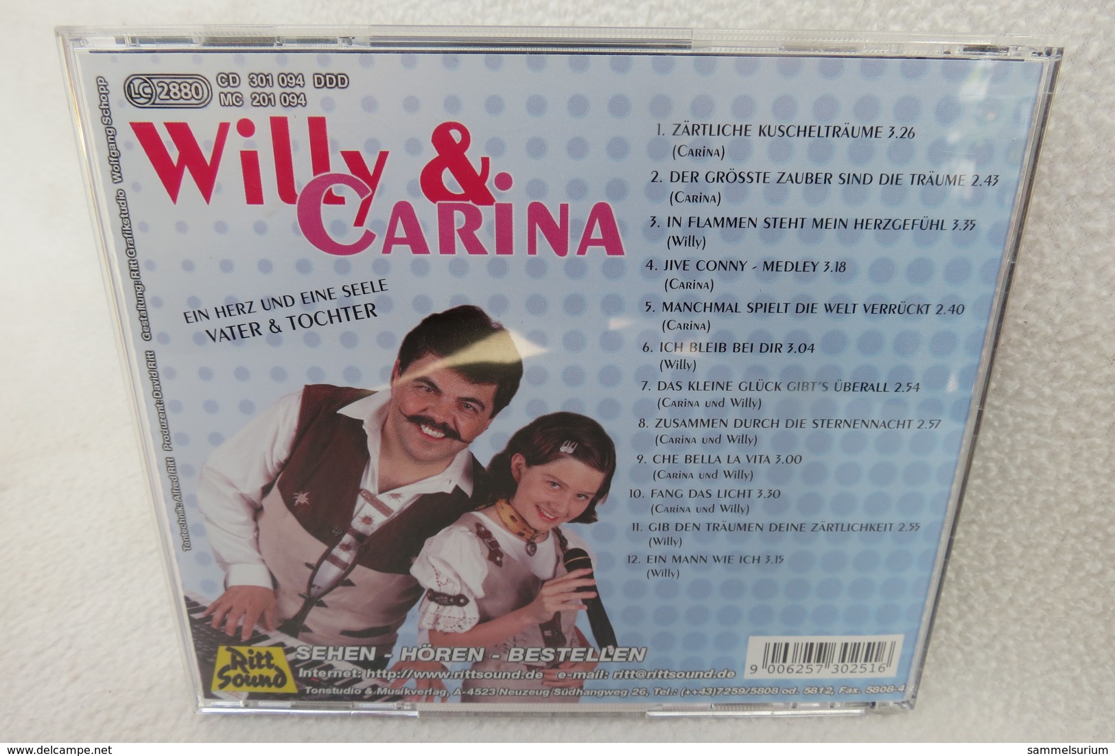 CD "Willy & Carina" Zärtliche Kuschelträume - Sonstige - Deutsche Musik