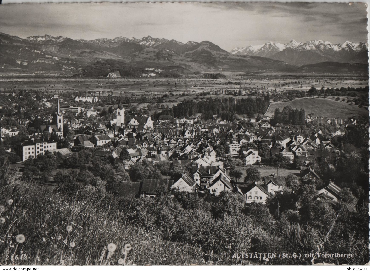 Altstätten Mit Vorarlberg - Generalansicht - Photo: Gross - Altstätten