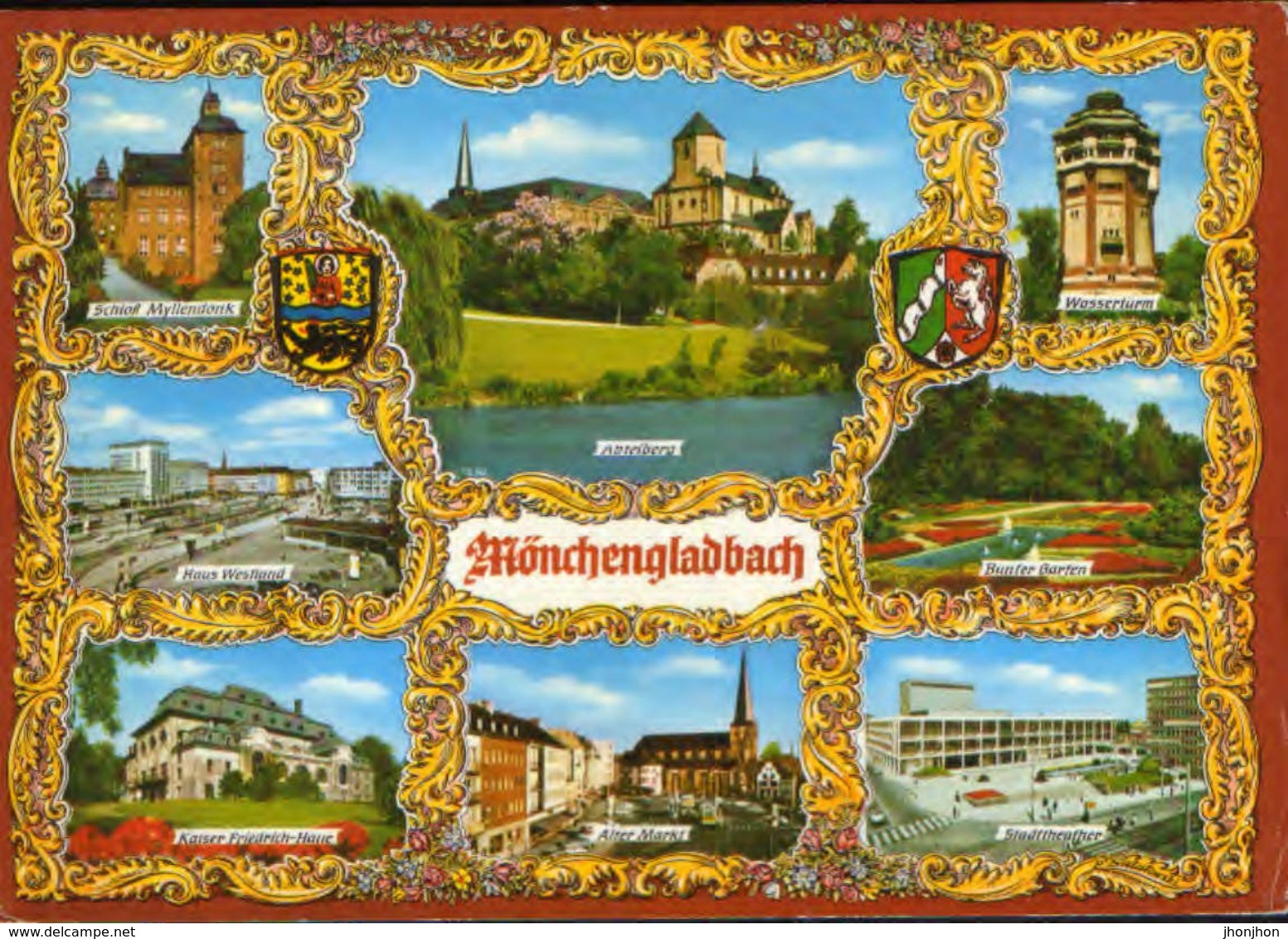 Germany - Postcard Written - Monchengladbach - Collage Of Images  - 2/scan - Mönchengladbach