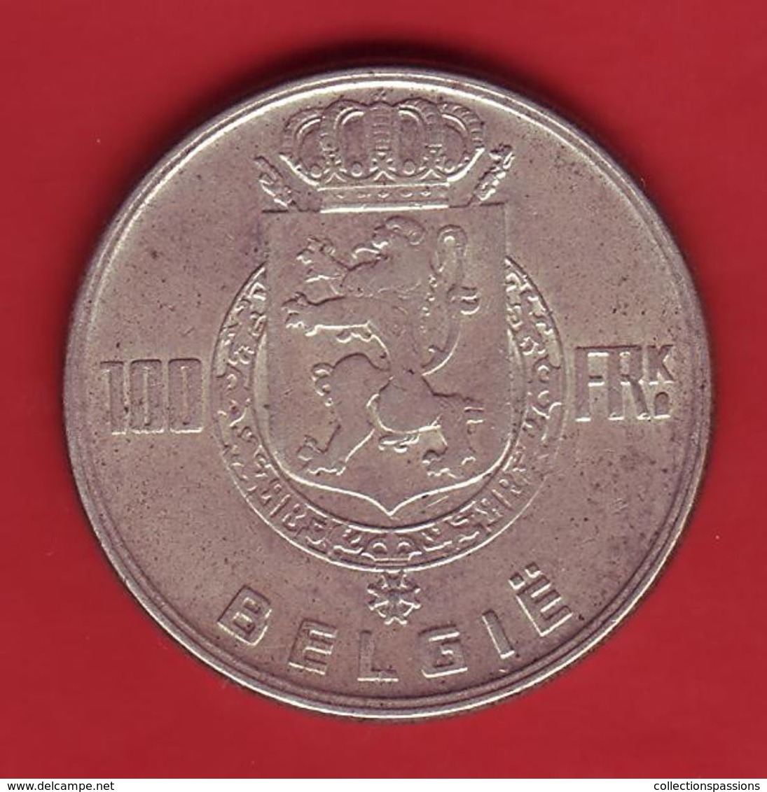 - BELGIQUE - 100 Francs - 1951 - Argent - - 100 Franc