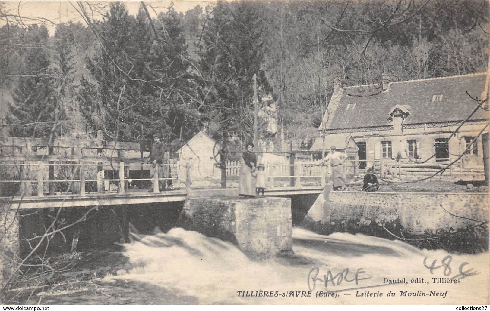 27-TILLIERES-SUR-AVRE- LAITERIE DU MOULIN-NEUF - Tillières-sur-Avre