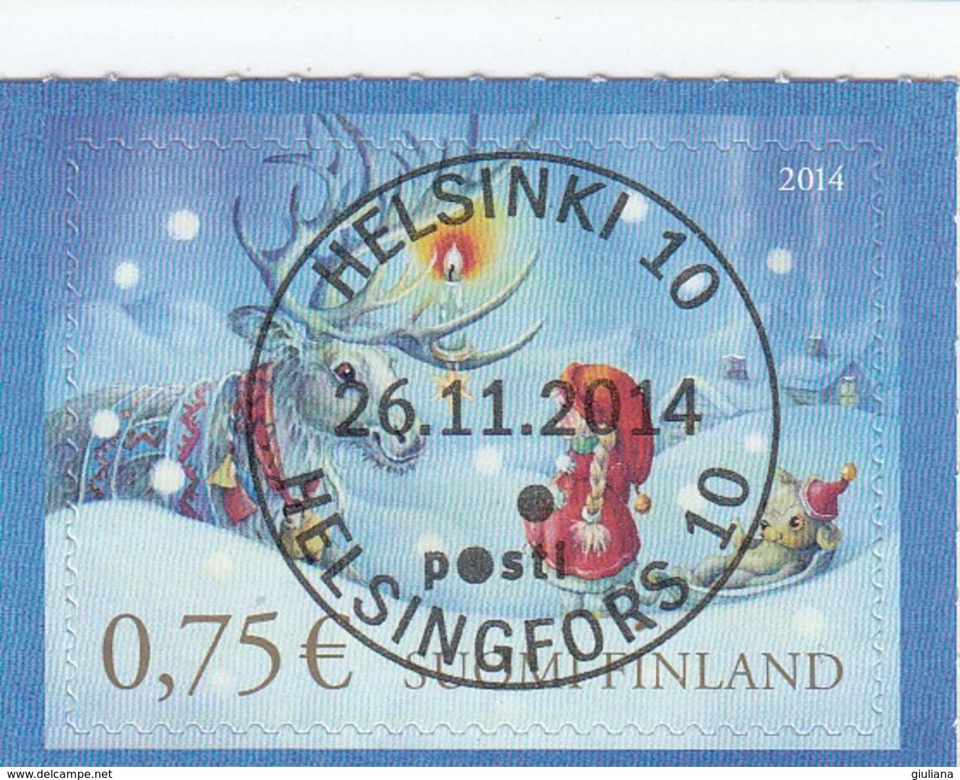 Finlandia 2014- 1 Val. Used Autoadesivo - Used Stamps