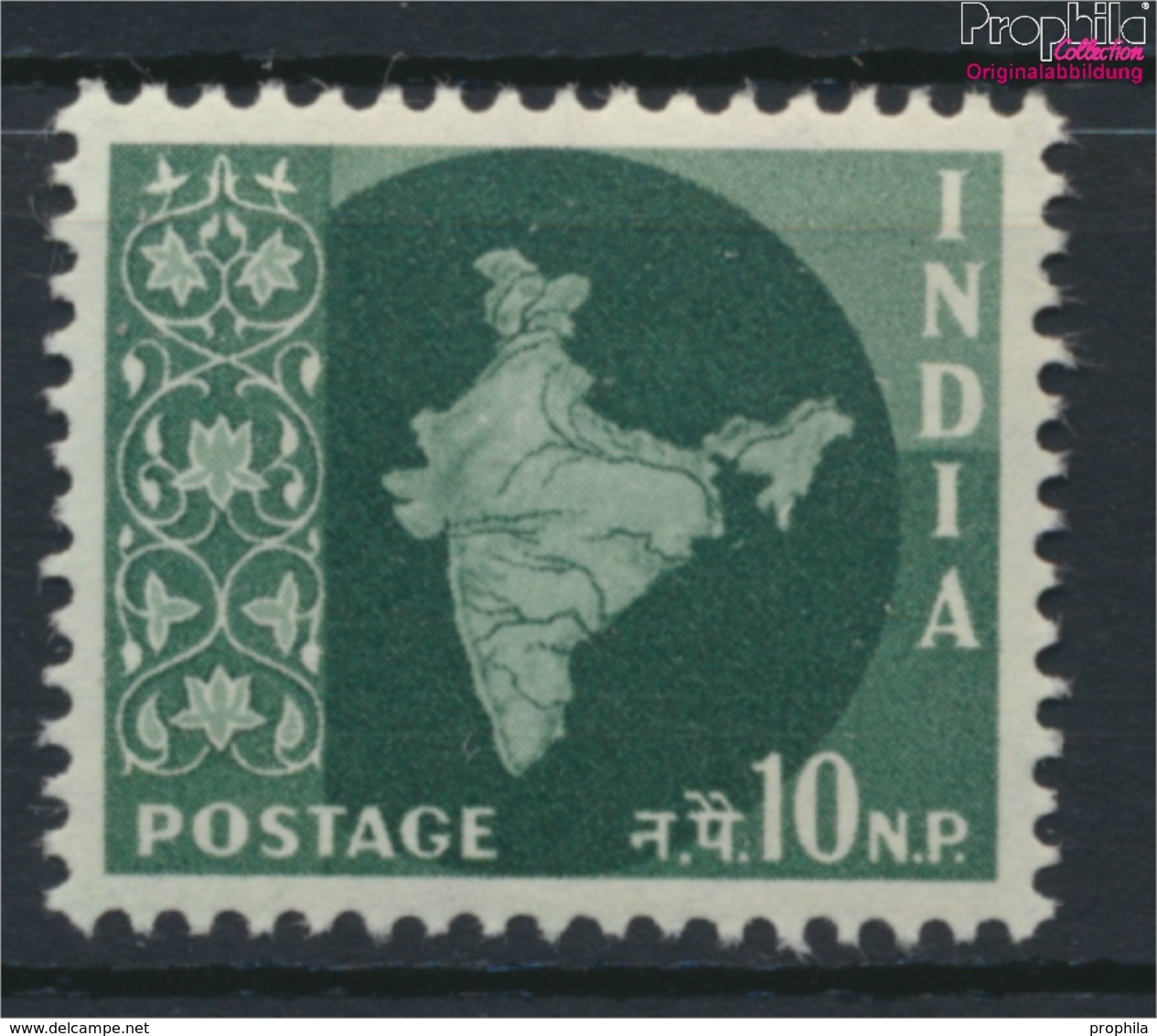 Indien 265 Postfrisch 1957 Landkarte (9137561 - Neufs