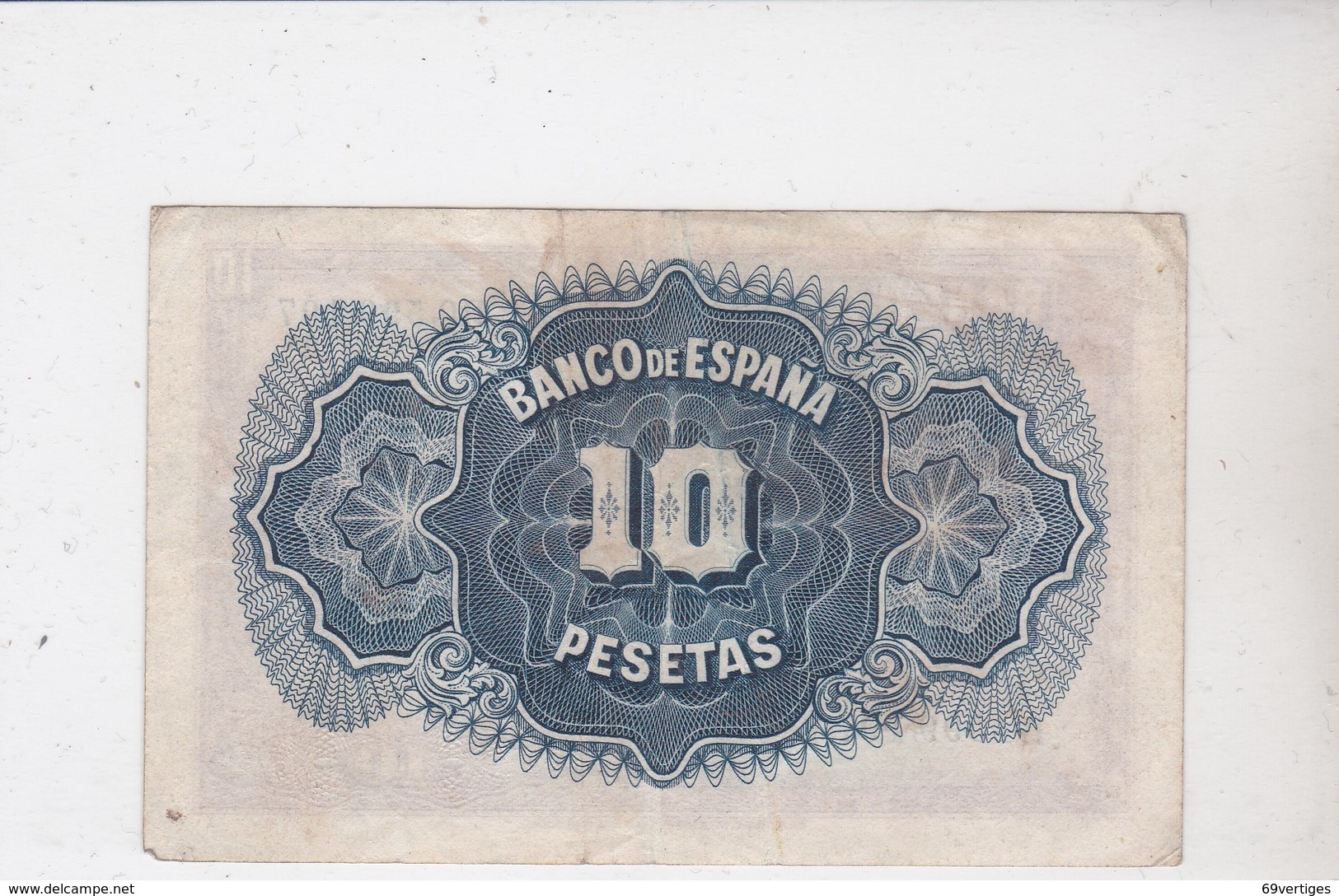 BANCO DE ESPANA, Diez Pesetas, émission 1935 - 10 Pesetas