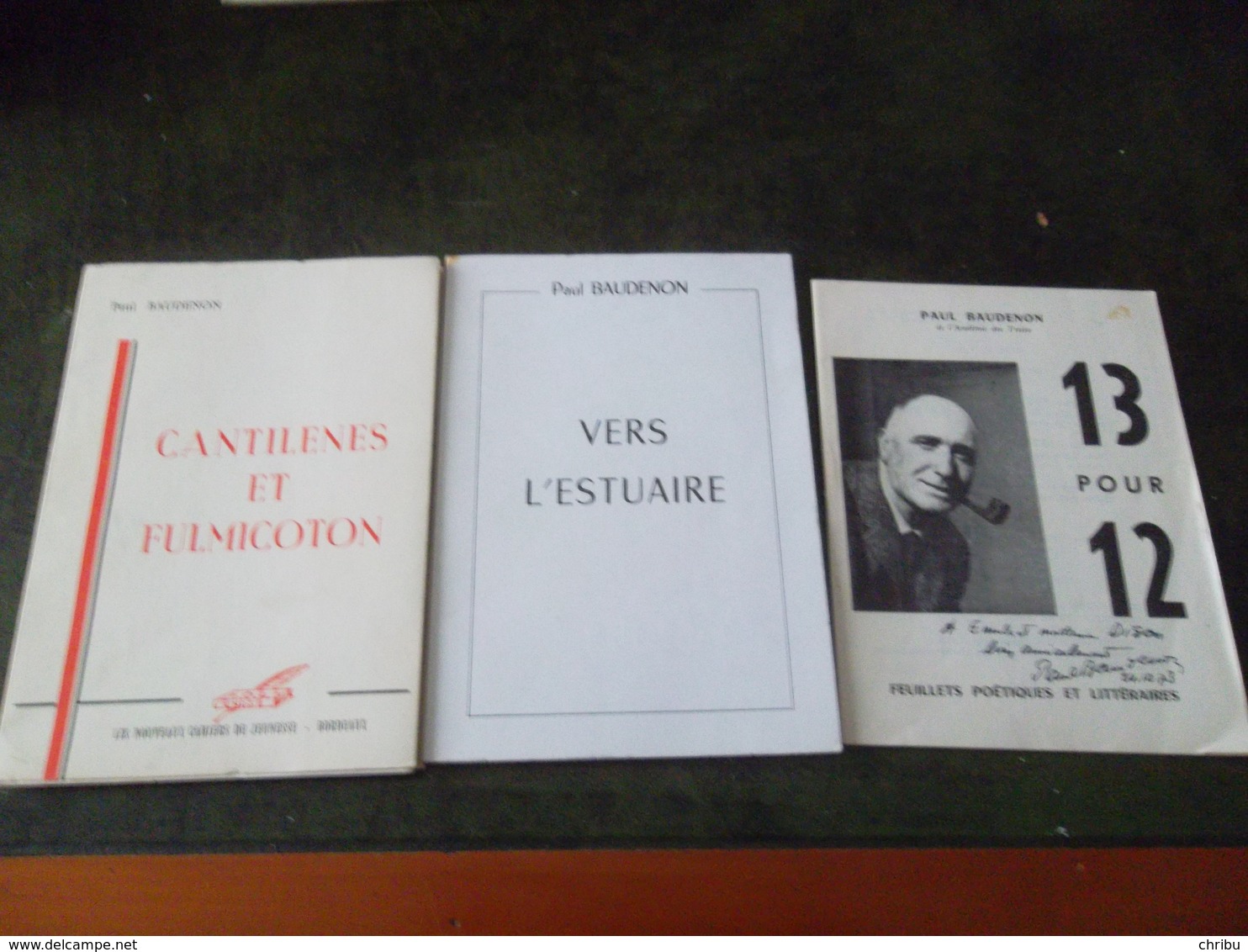 LOT DE 5 LIVRES DE PAUL BAUDENON  BRIQUE A BRIQUE / LES CHAIRS OBSTINEES ..... - Wholesale, Bulk Lots