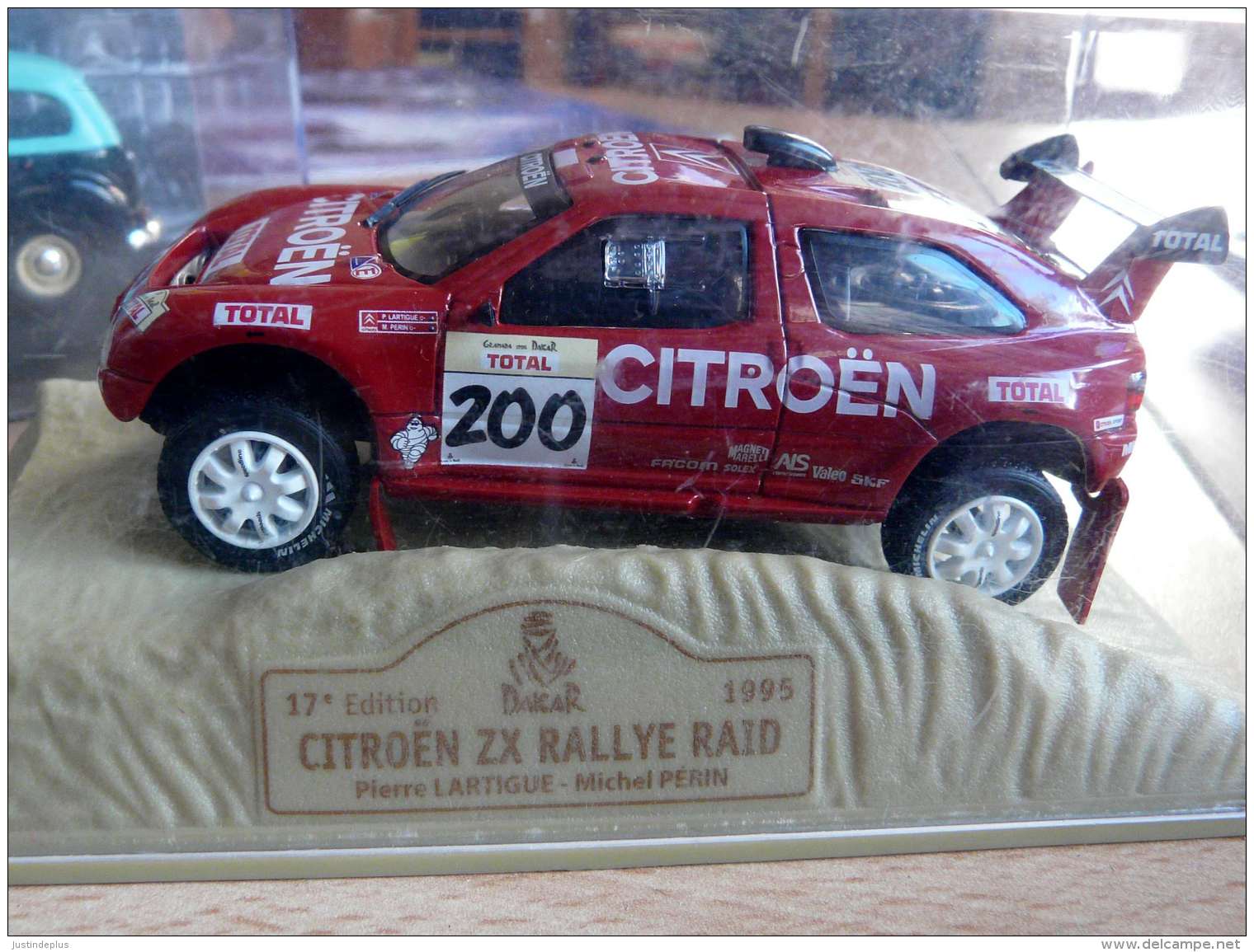 Citroen ZX Rallye Raid Dakar sans boite Norev 1/43°