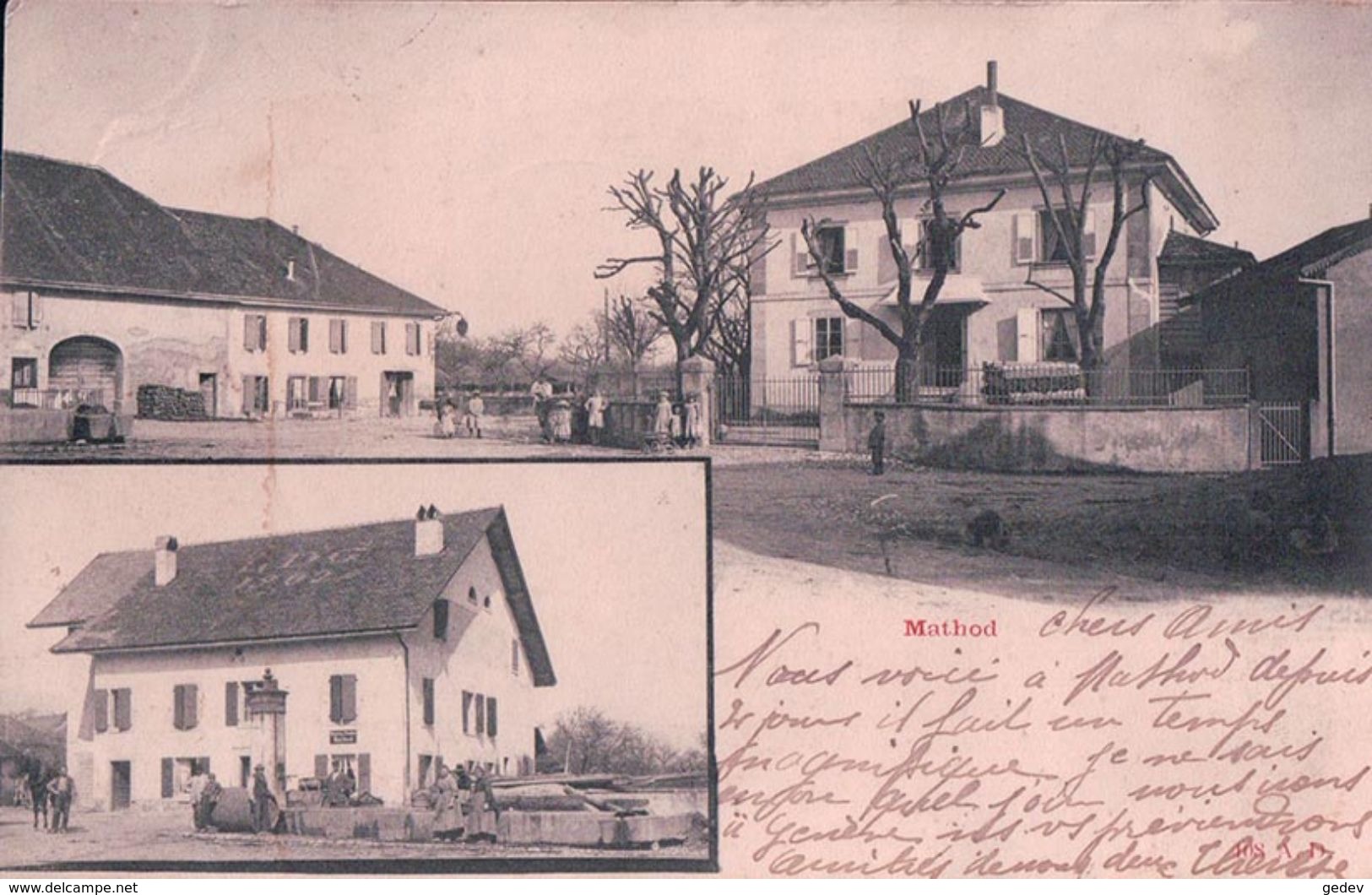 Mathod, Bureau De Poste (26.8.1910) Rouille - Mathod