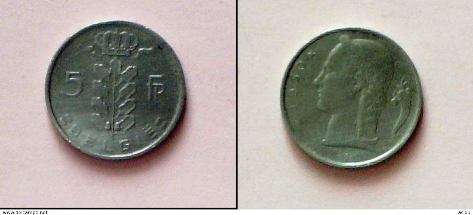 5 Francs Belges De 1950 - 5 Franc