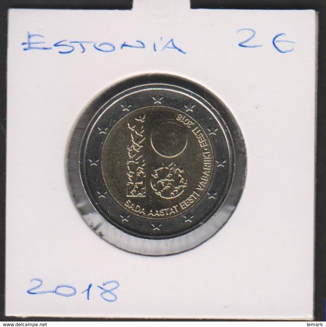 ESTONIA - 2 € Euro Commemorative Coin 2018 - Republic Of Estonia 100 UNC - Estonie