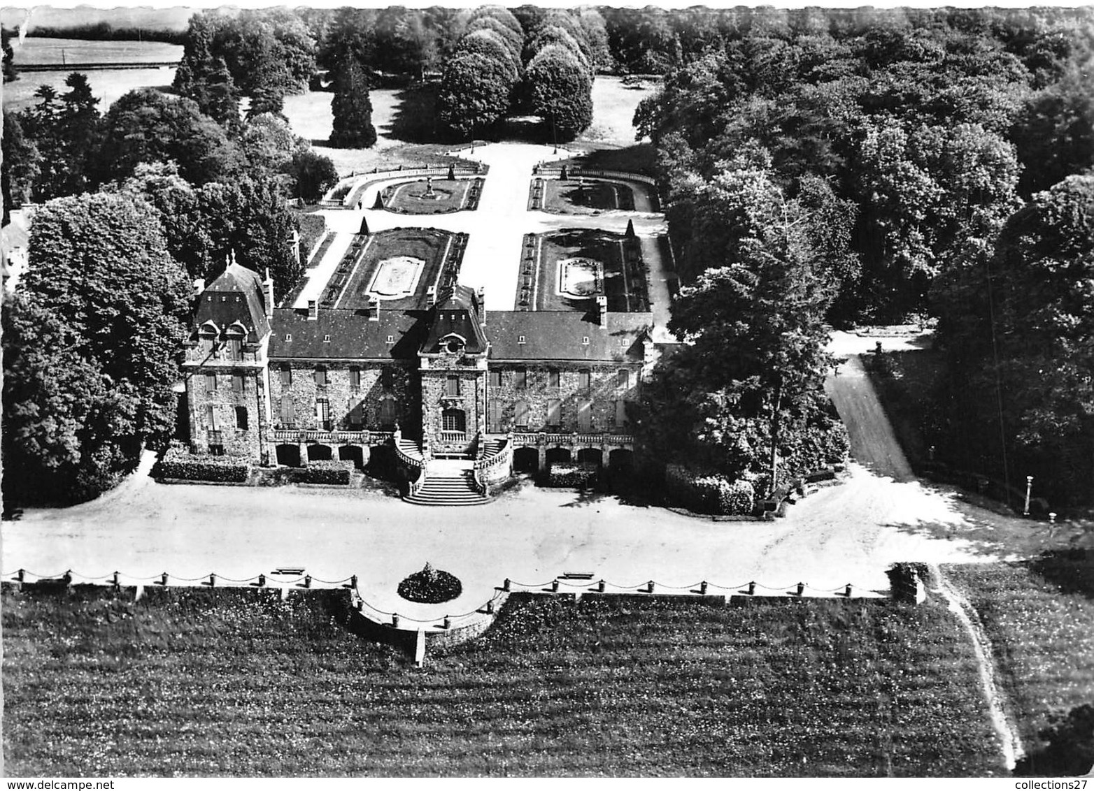 35-BECHEREL- VUE DU CIEL, LE CHATEAU DE CARADEUC - Bécherel