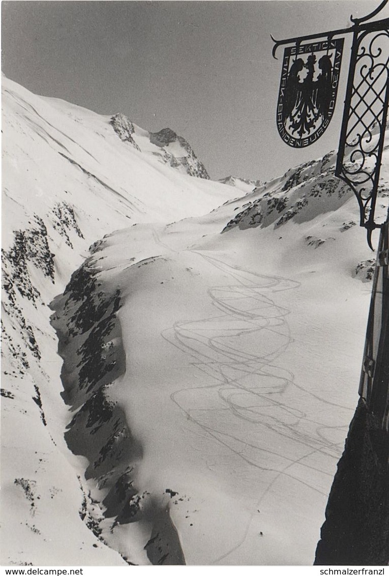 AK Brandenburger Haus Sammoar Samoar Hütte Samoarhütte Martin Busch Hütte ? Gletscher Ötztal Tirol Österreich Austria - Sölden