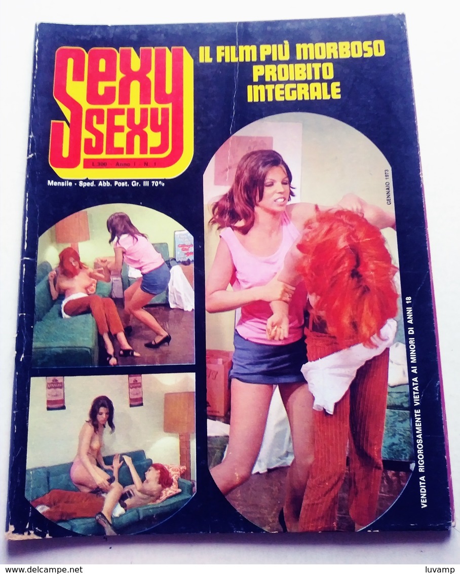 CULT EPOCA VINTAGE - SEXY SEXY - N. 1 ANNO 1 Del  GENNAIO. 1973 (90318 ) - Erstauflagen