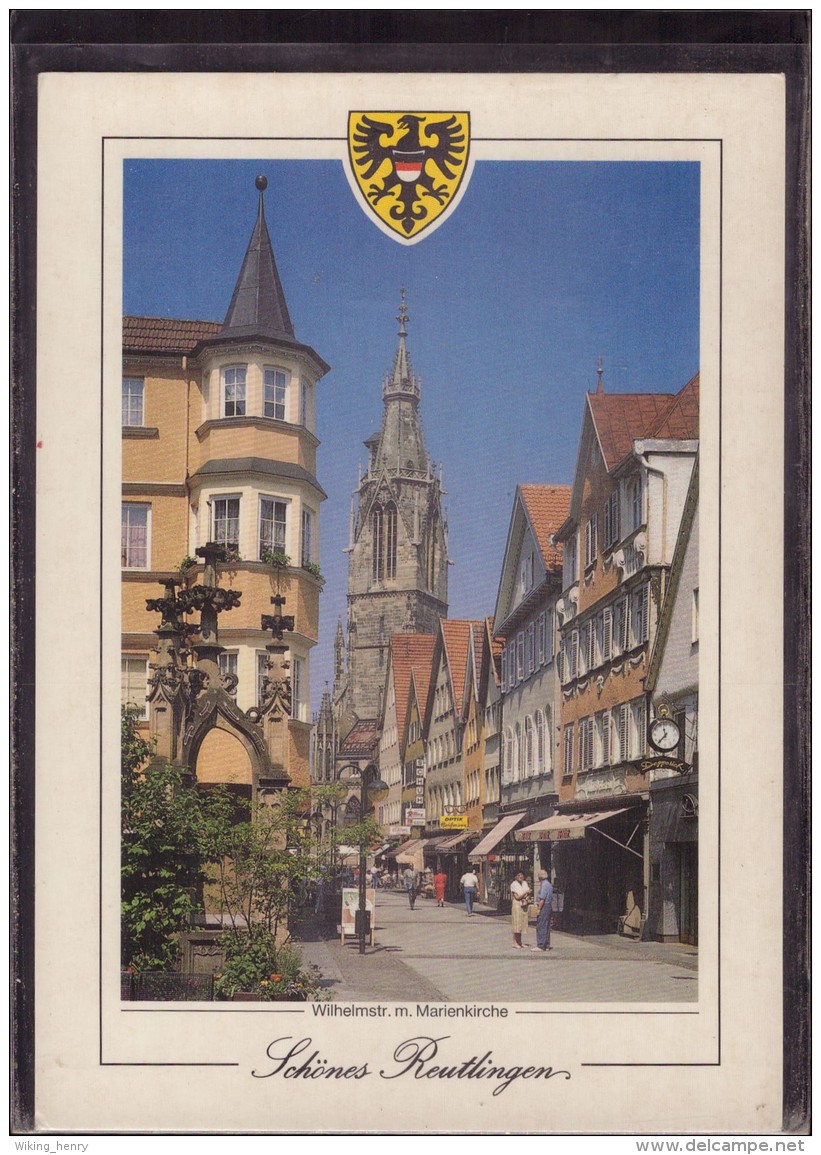 Reutlingen - Wilhelmstraße Mit Marienkirche - Reutlingen