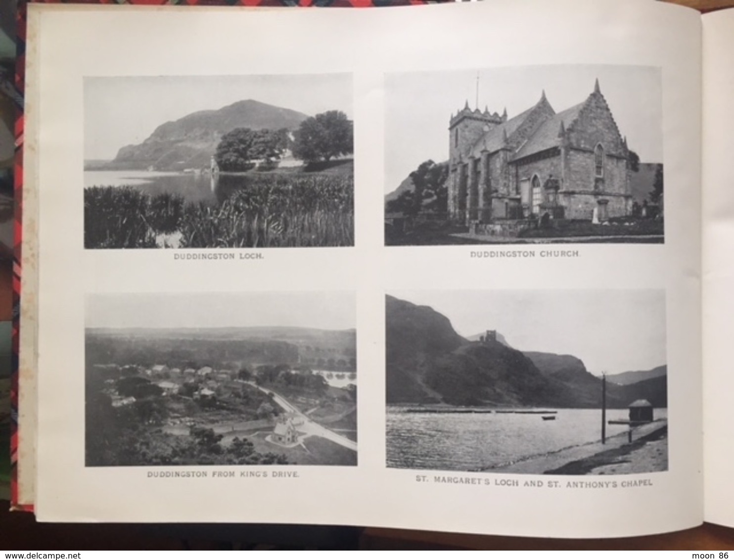 livre EDINBURGH AND VICINITY -  ALBUM  250 VIEWS - plan - guide D'histoire