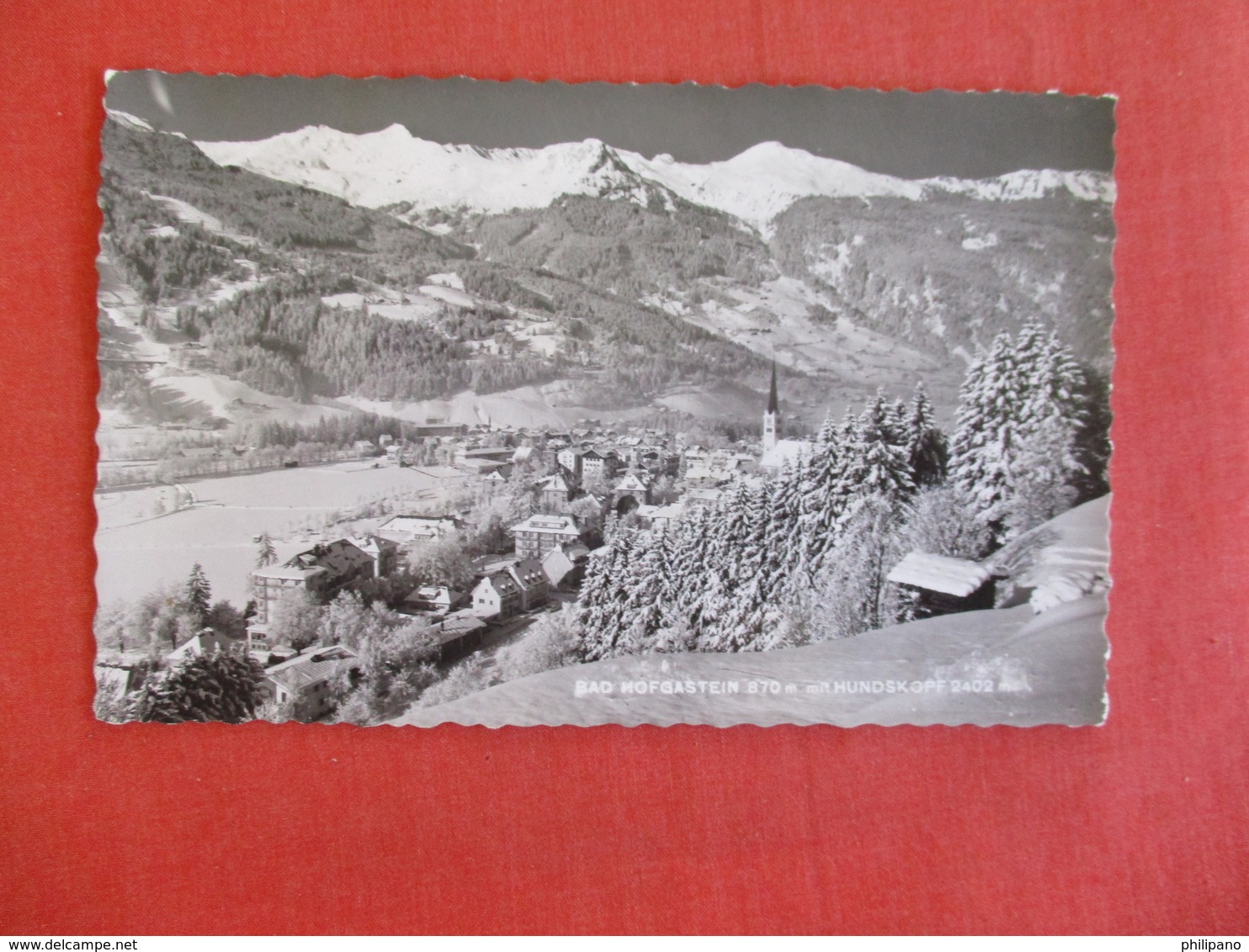 BAD HOFGASTEIN MIT HUNDSKOPF   Stamp & Cancel > Ref  2885 - Bad Hofgastein