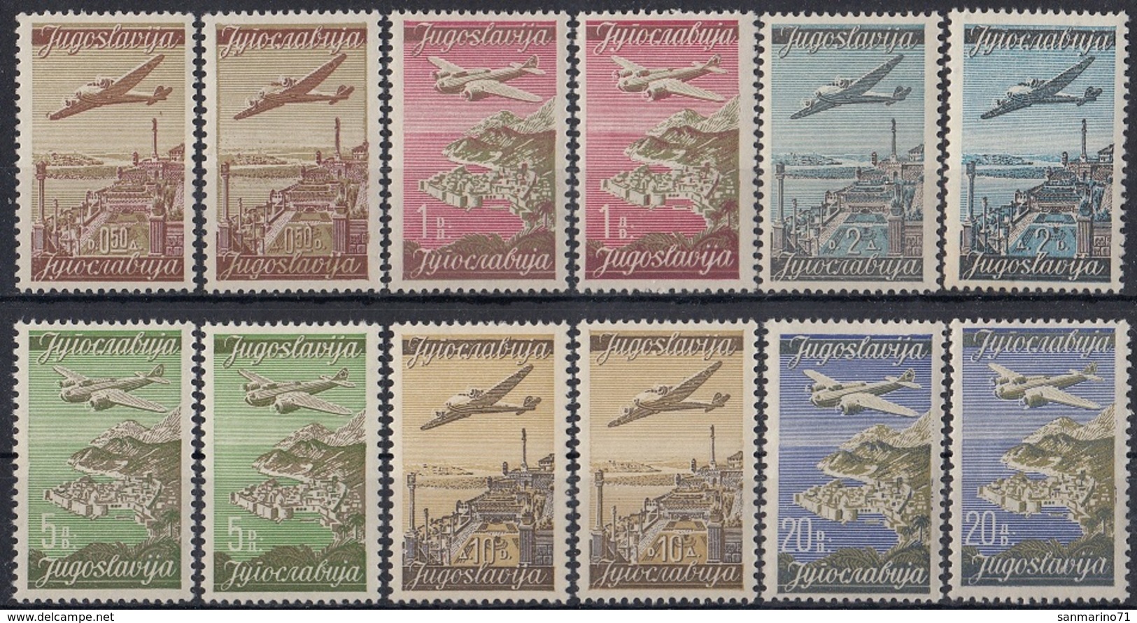 YUGOSLAVIA 515-520,unused - Autres & Non Classés