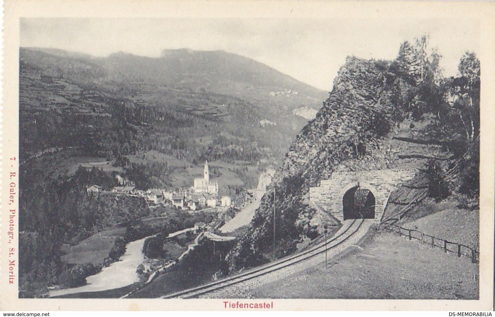 Tiefencastel , Albulabahn , Railway Tunnel - Tiefencastel