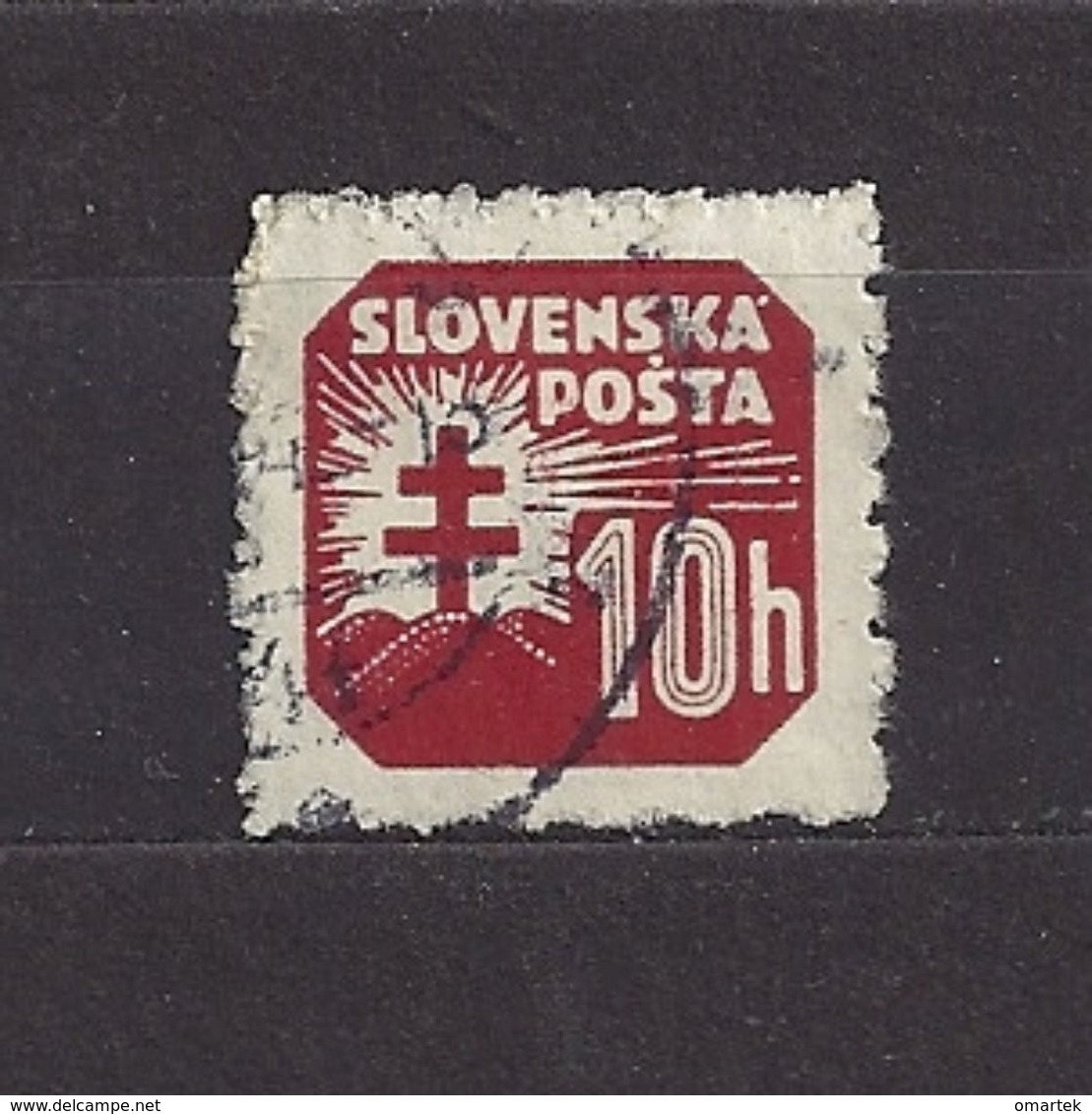 Slovakia Slowakei 1940 Gest ⊙ Mi 58 Sc P 23 Newspaper Stamps II. Zeitungsmarken. Private Perforated, Gezähnt. C2 - Oblitérés