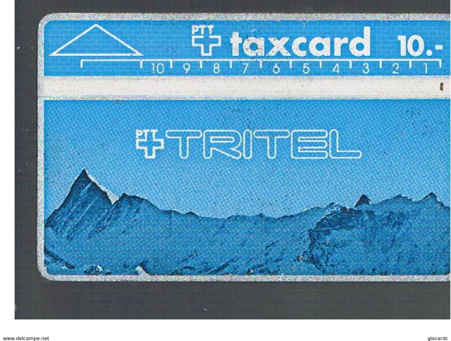 SVIZZERA (SWITZERLAND) - 1991 TRITEL    - USED - RIF. 10048 - Montagnes