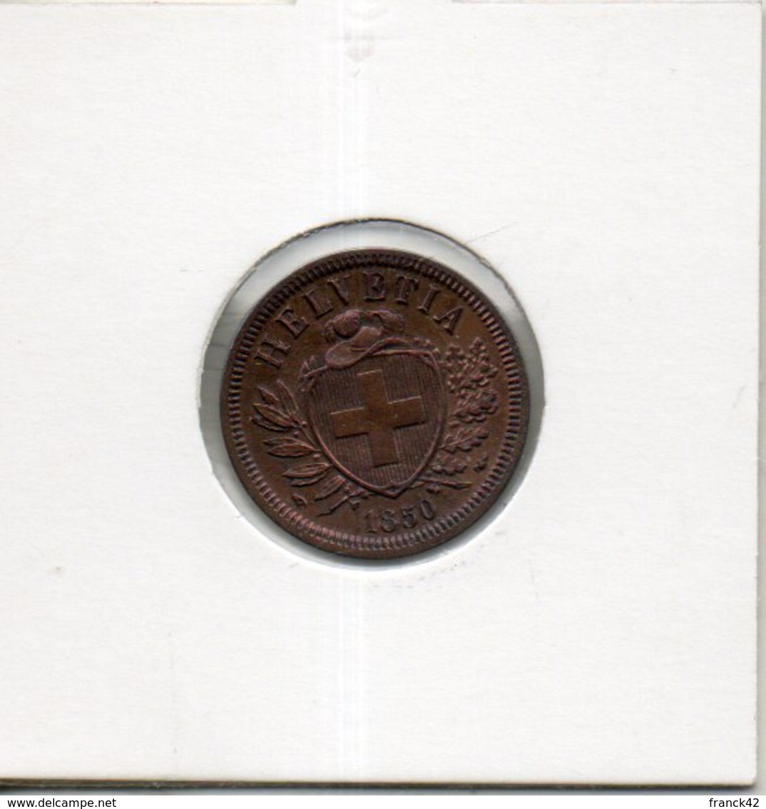 Suisse. 2 C 1850 - 2 Centimes / Rappen