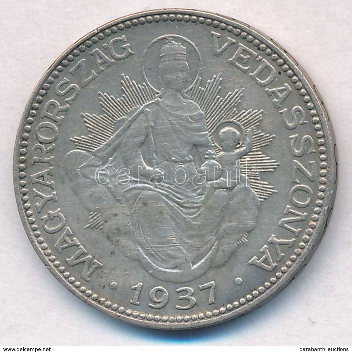 1937. 2P Ag 'Madonna' T:2- 
Adamo P7 - Unclassified