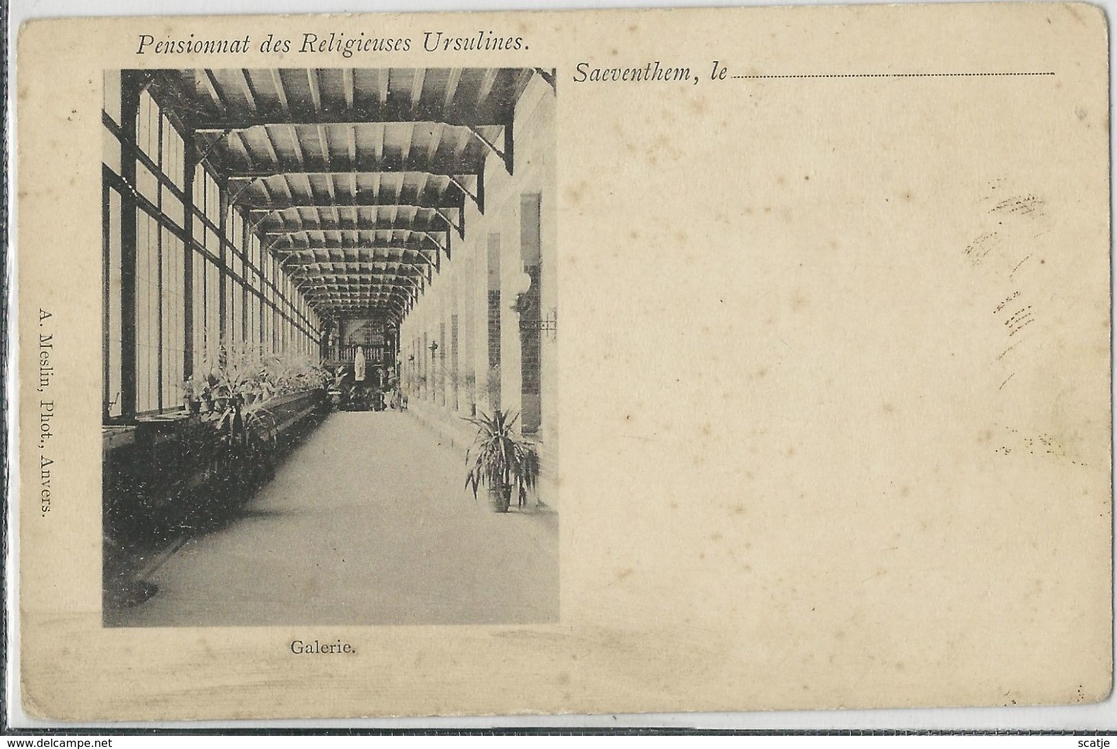 Saventhem     Pensionnat Des Religeuses Ursulines   -   1900 - Zaventem