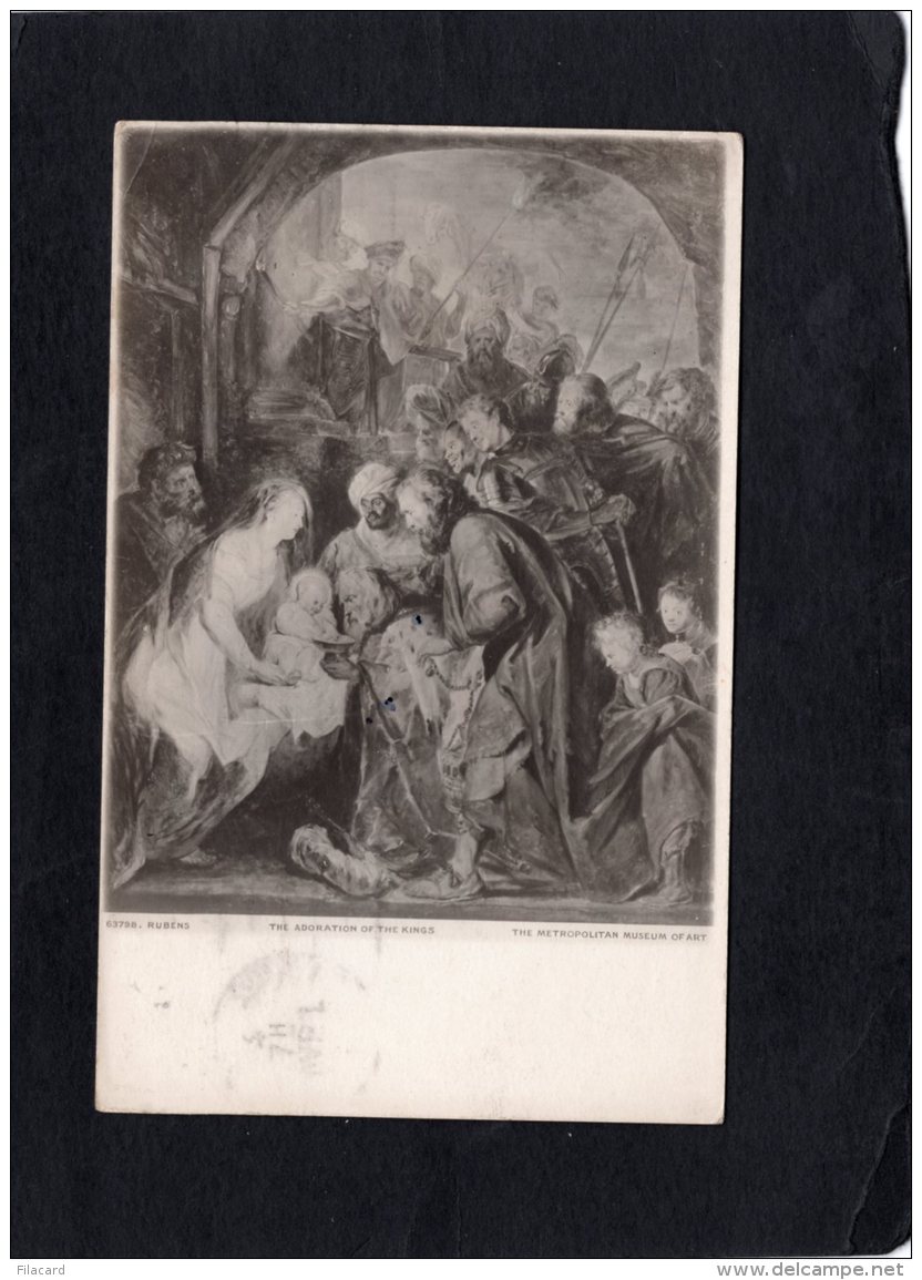 76545    Regno  Unito,  Rubens,  The  Adoration Of The Kings,  The  Metropolitan Museum Of Art,   VG  1939 - Museen