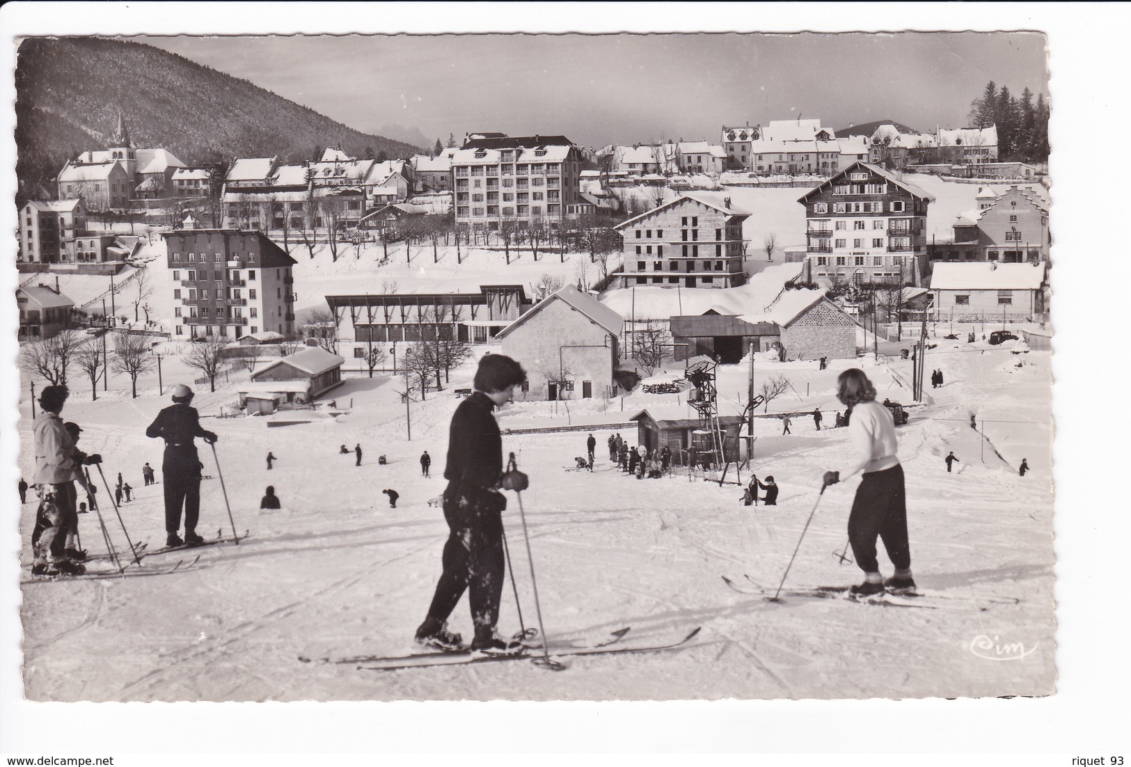 VILLARD De LANS - Vue Générale Et Piste Des Bains (autre Cliché) - Villard-de-Lans