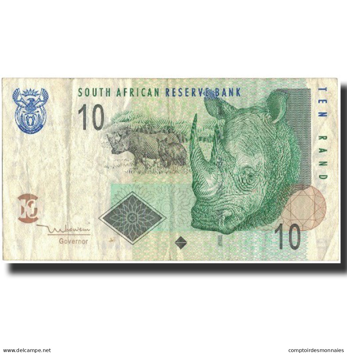 Billet, Afrique Du Sud, 10 Rand, 1999, 1999, KM:123b, TB - Südafrika