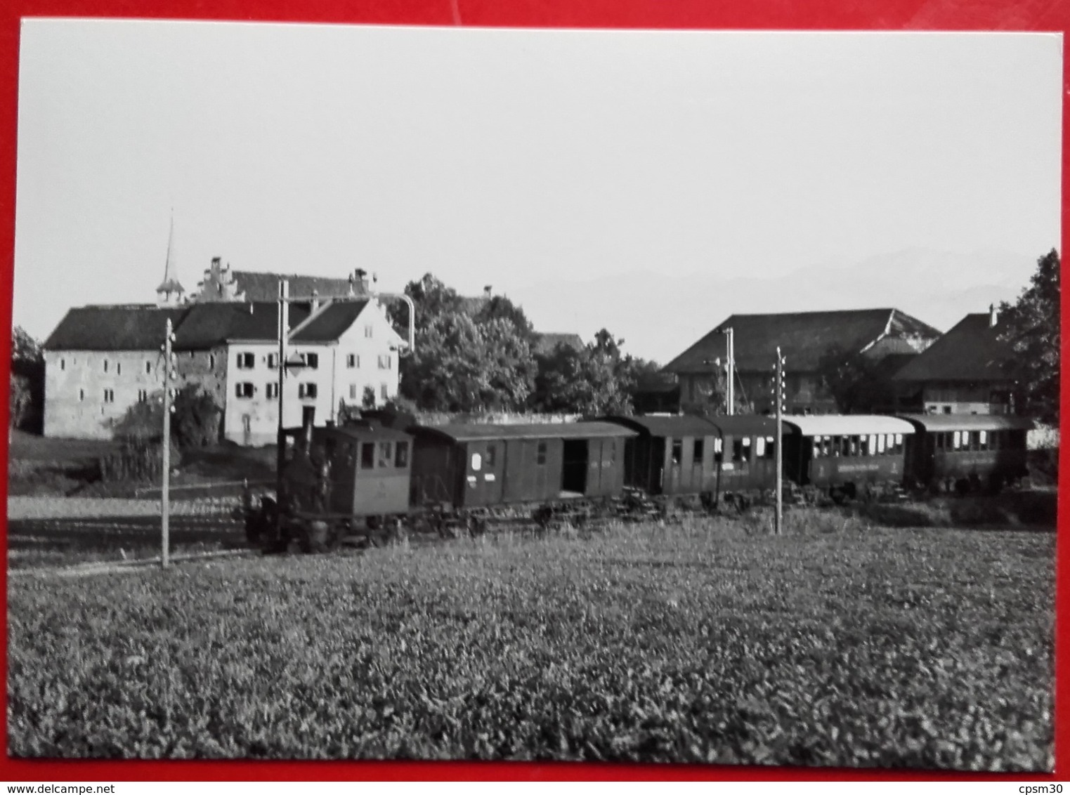 CP Train - Machine Vapeur UeBB Mit Ed 2/2 23 Ritterhaus Bubikon - Photo A. Thurnheer N°ZO.8 - Bubikon