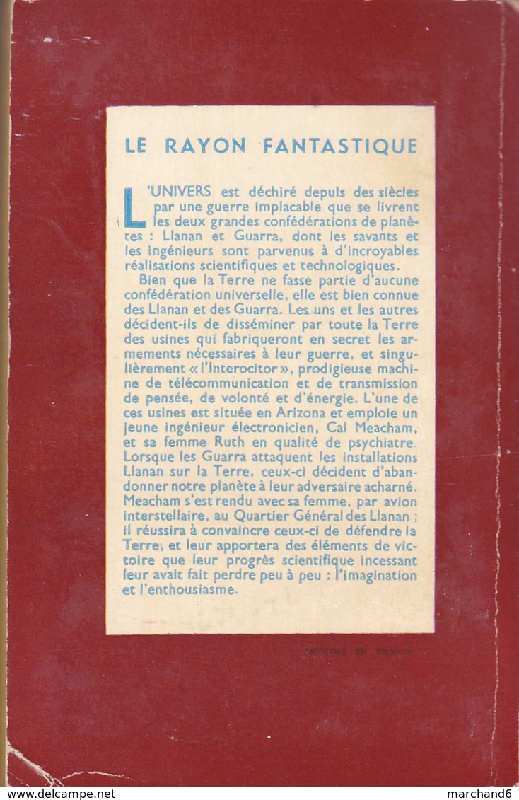 Science Fiction Le Rayon Fantastique Les Survivants De L Infini N°32 Raymond F Jones 1956 - Le Rayon Fantastique