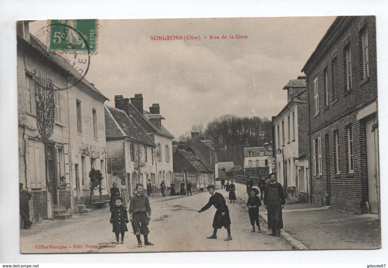 SONGEONS (60) - RUE DE LA GARE - Songeons