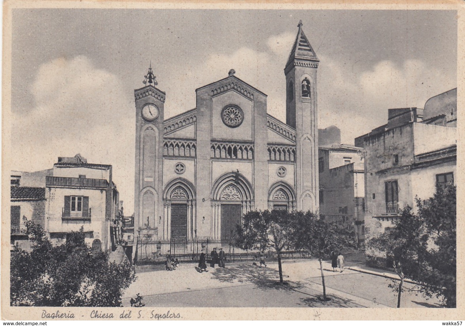 AA703- Bagheria - Chiesa Del S. Sepolcro - Palermo - F.g. Viaggiata - Bagheria