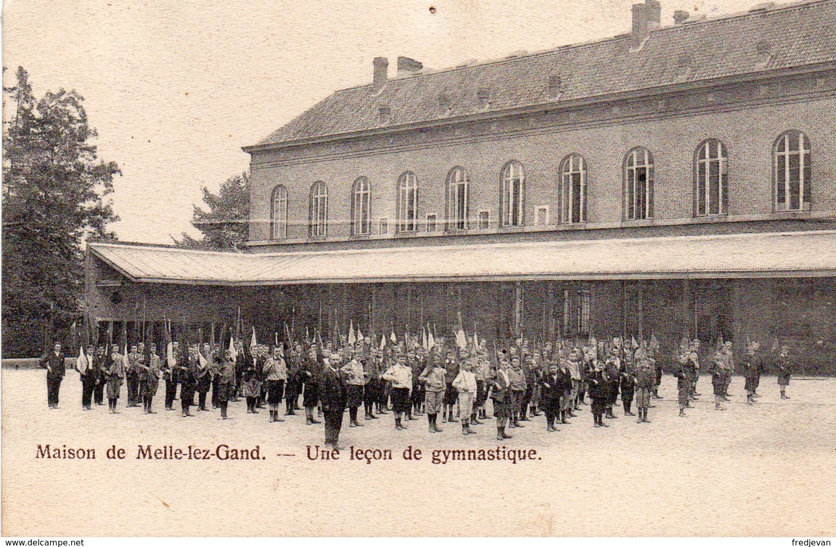 Melle - Maison De Melle-lez-Gand - Une Lecon De Gymnastique 1907 - Melle