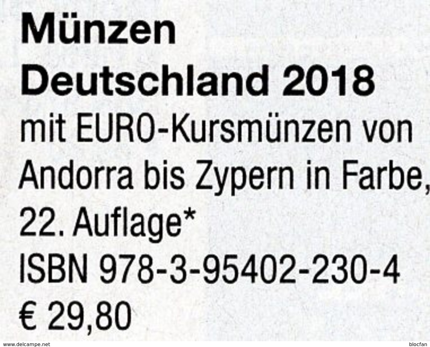 Münzen MICHEL Deutschland+EURO 2018 Neu 30€ Ab 1871 DR 3.Reich BRD DDR Numismatik Coins Catalogue 978-3-95402-230-4 - Chroniken & Jahrbücher