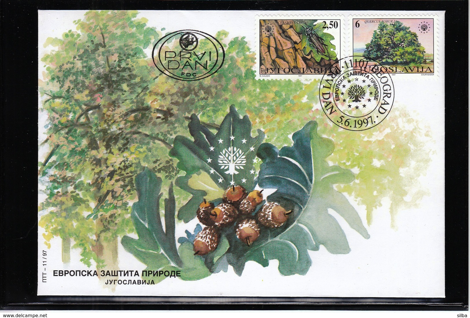 Yugoslavia 1995, 1996, 1997 / Flora and Fauna on Yugoslav Postage Stamps / 20 stamps + 10 FDC