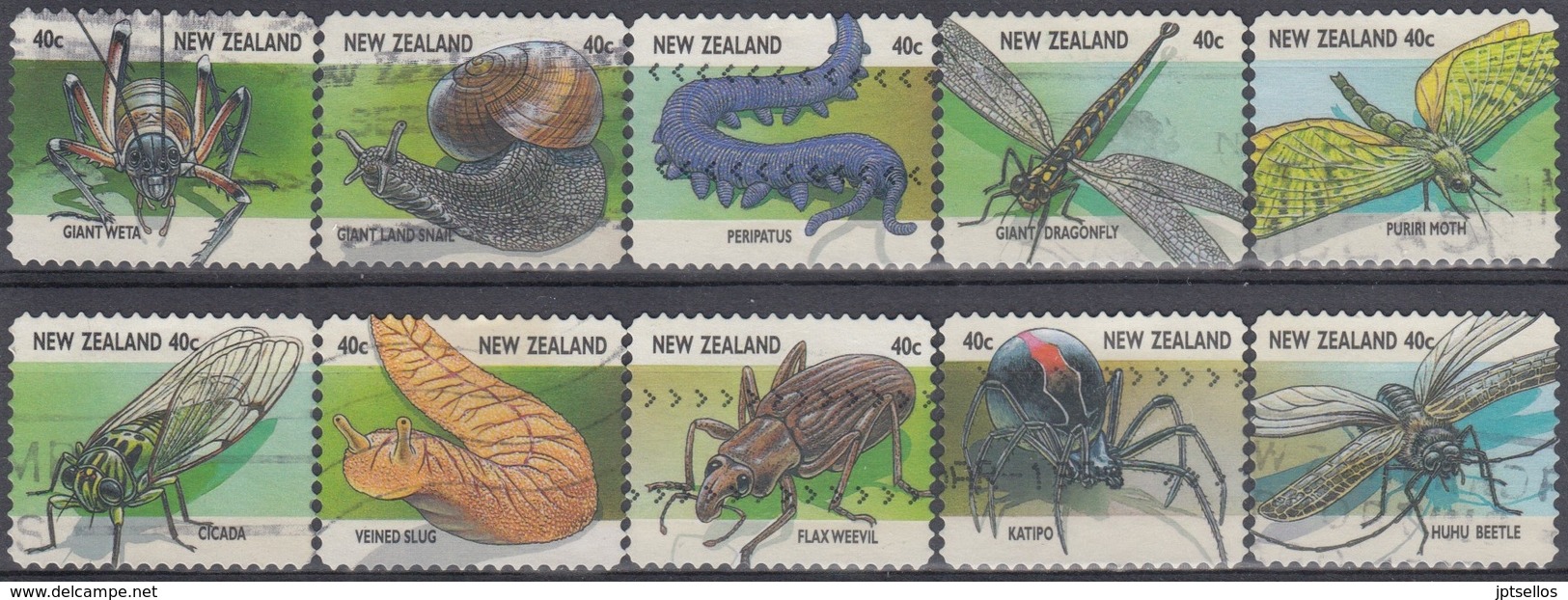 NUEVA ZELANDA 1997 Nº 1561/70 USADO - Used Stamps